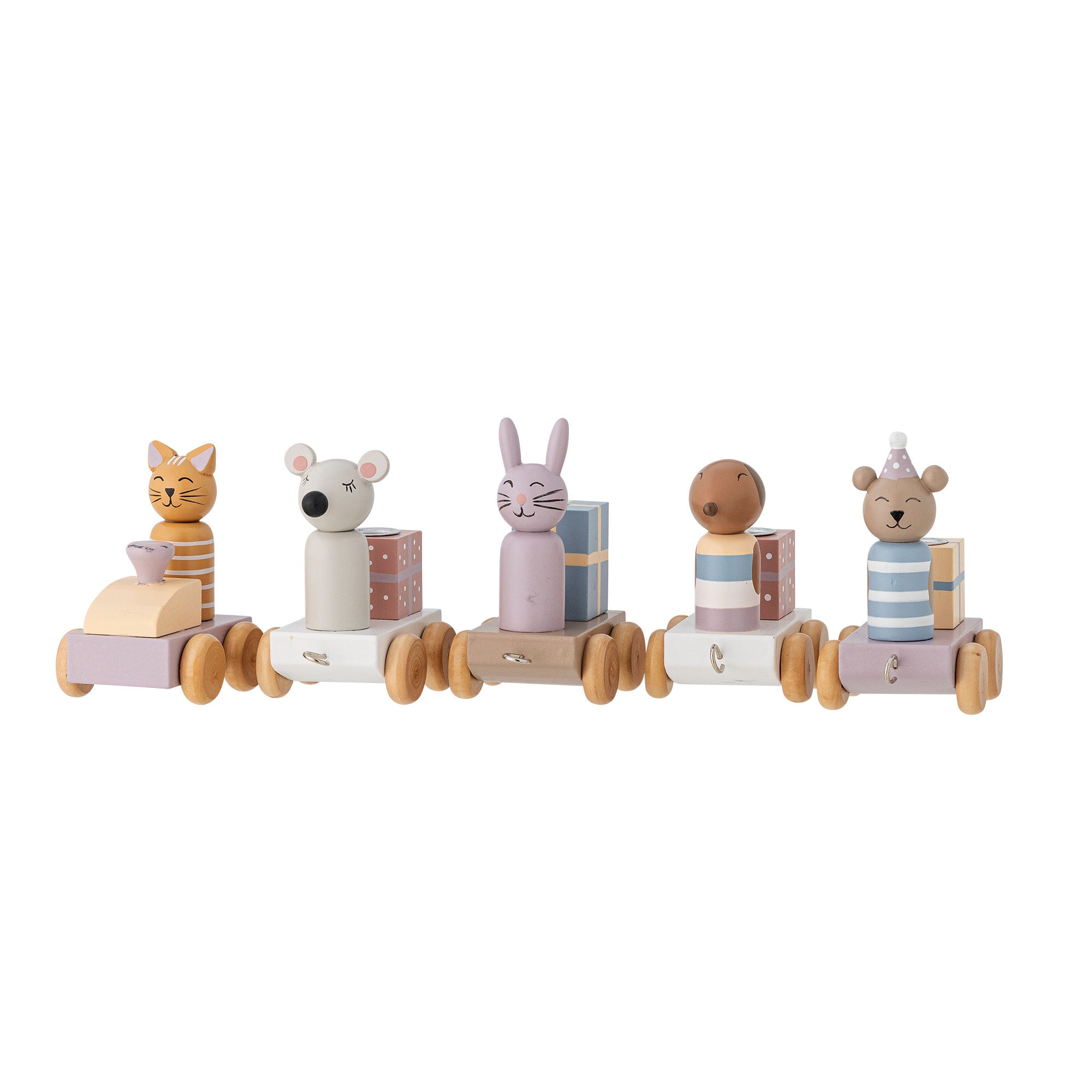 Bloomingville Mini Junaid Syntymäpäiväkoriste, Rosa, FSC®100%, MDF