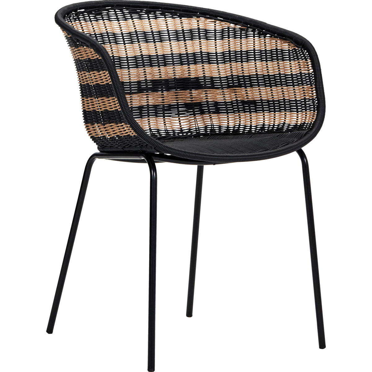 Nojatuoli, hdhapur, luonto; musta