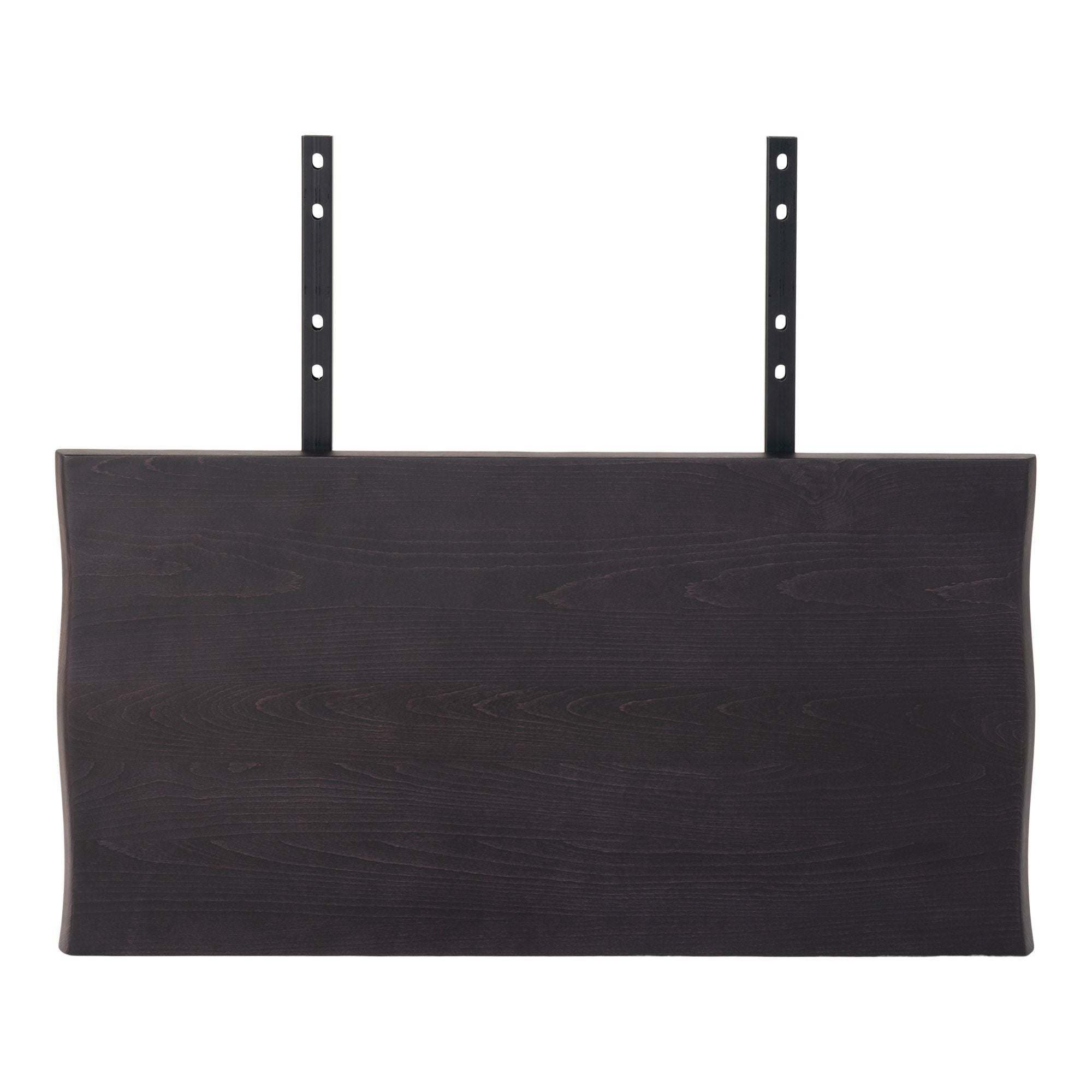 Kahden lisälevyn setti mustaa tammea aaltoilevalla reunalla