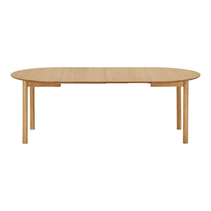 Bundaberg Ruokapöytä - Ruokapöytä, tammea, mukaan lukien. Lisälevyt Ø120x120-170-220x75 cm