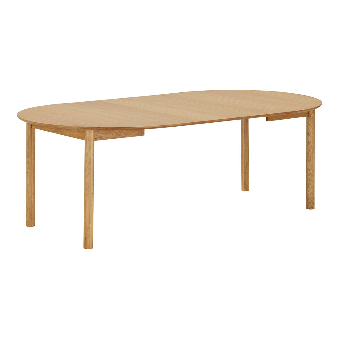 Bundaberg Ruokapöytä - Ruokapöytä, tammea, mukaan lukien. Lisälevyt Ø120x120-170-220x75 cm