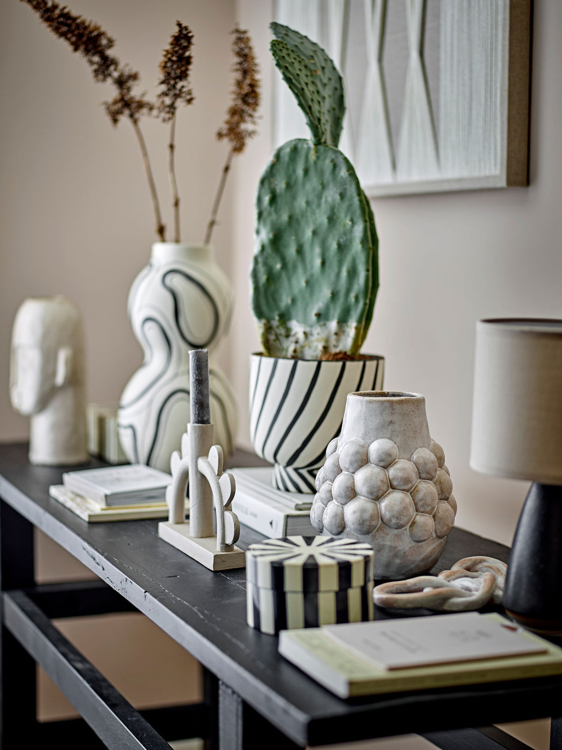 Bloomingville Poldor -maljakko, luonto, kivitavara