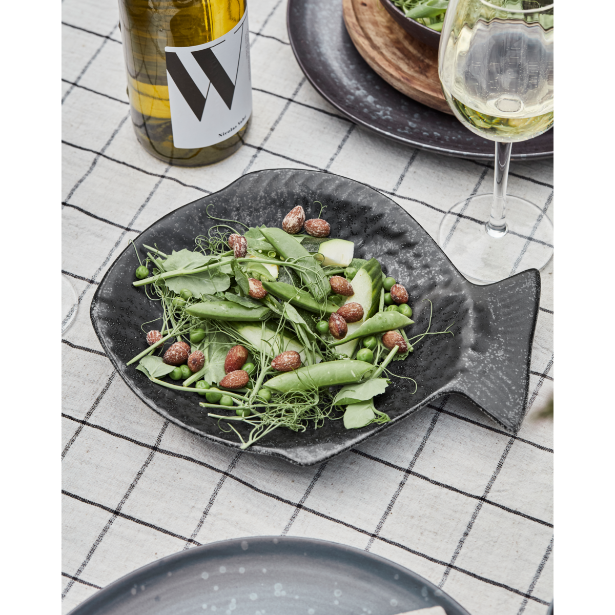 Tarjoilua ruokia, hdkala, musta