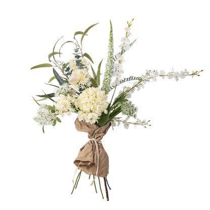 Bloomingville Symphonie Bouquet, valkoinen, keinotekoiset kukat