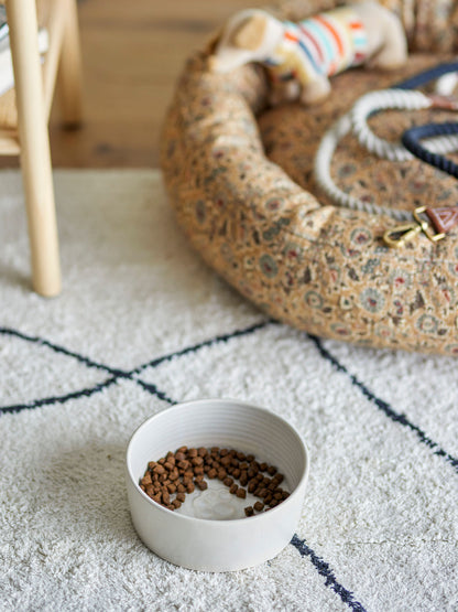 Bloomingville Buddy Bowl, valkoinen, kivitavara