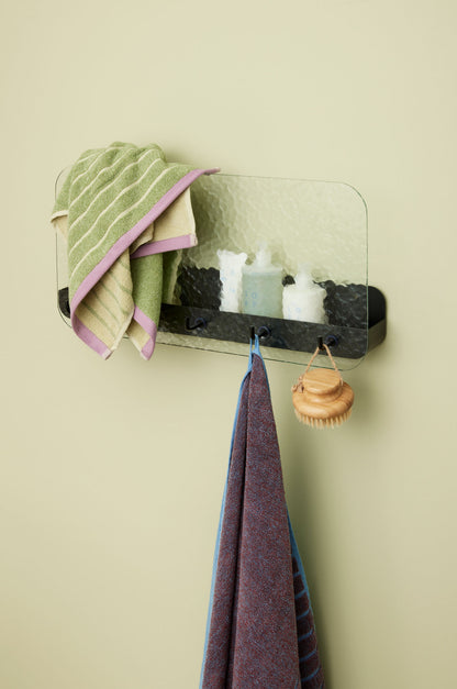 Hübsch Promenade -pyyhe iso violetti/sininen