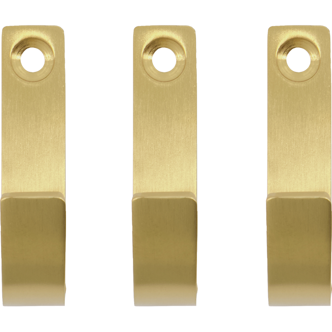 Koukku, mthapsus, harjattu messinkipinta