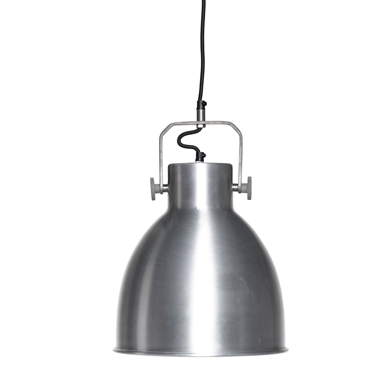 Selvästi riipus harjattu teräs - Ø29xh41cm, e27/40w