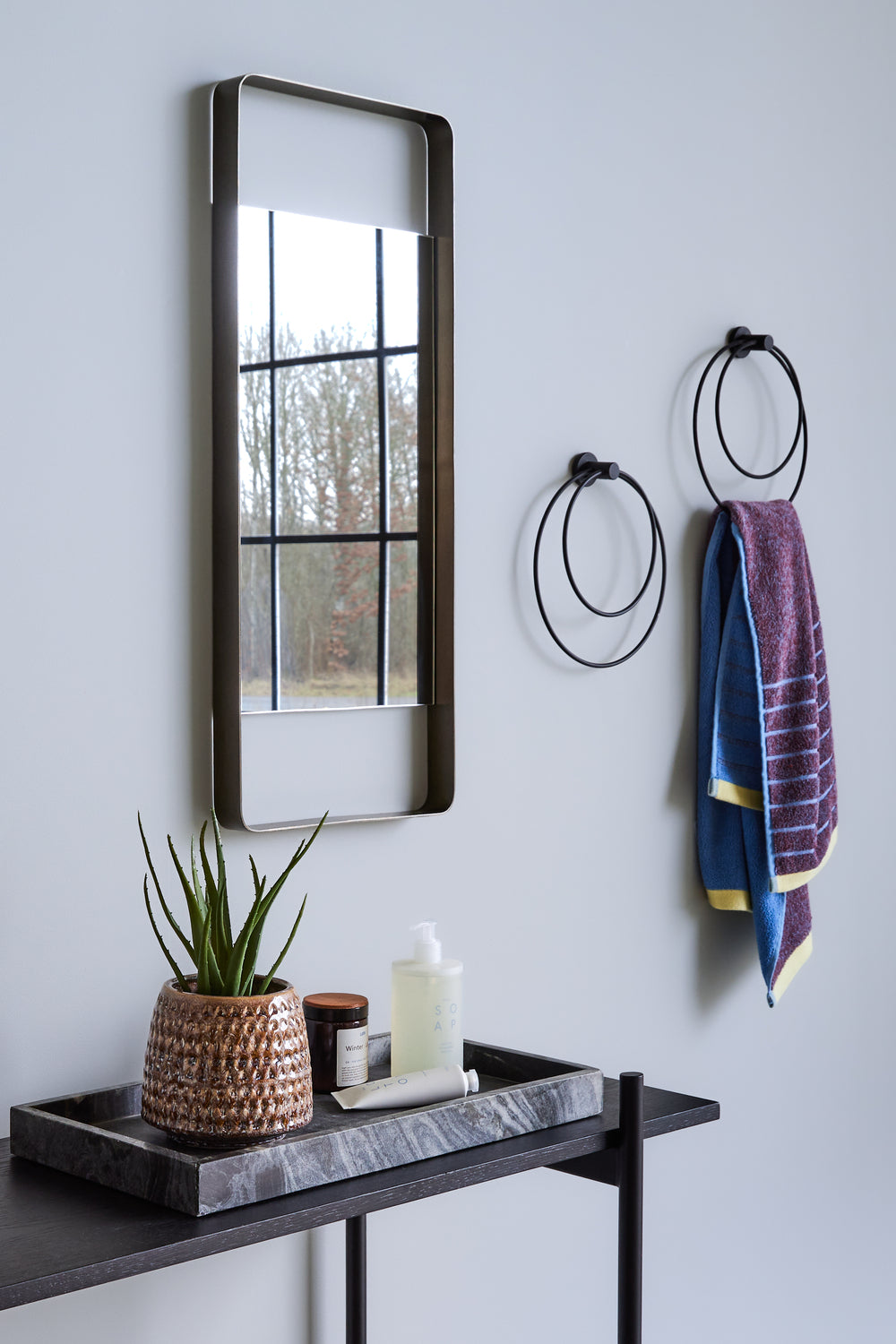 Aware Wall Mirror Pieni Nikkeli - 31xH76cm