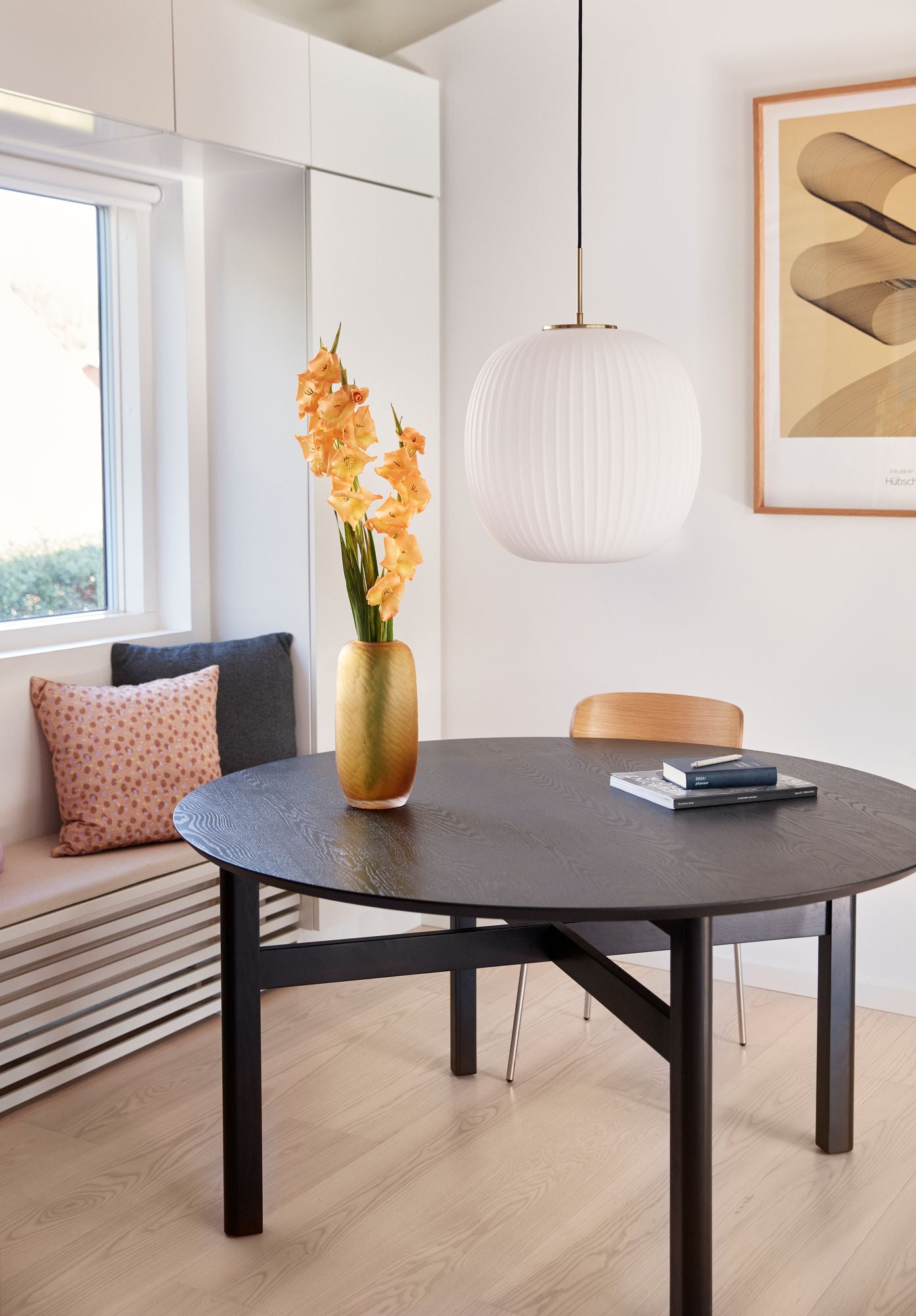 Hübsch seese -riipus Ø42 valkoinen