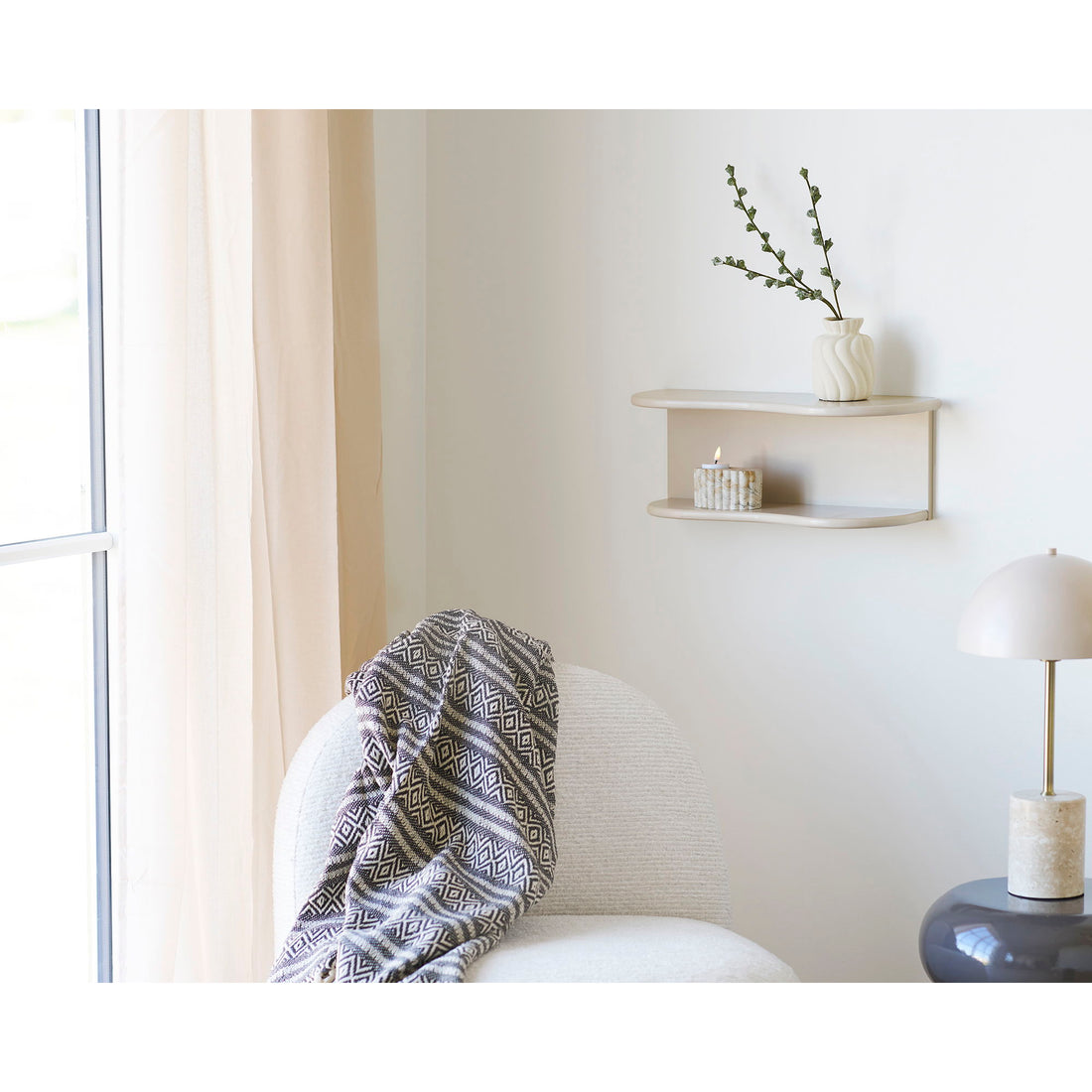 Adana -ruudullinen - ruudullinen, ruskea 130x180 cm