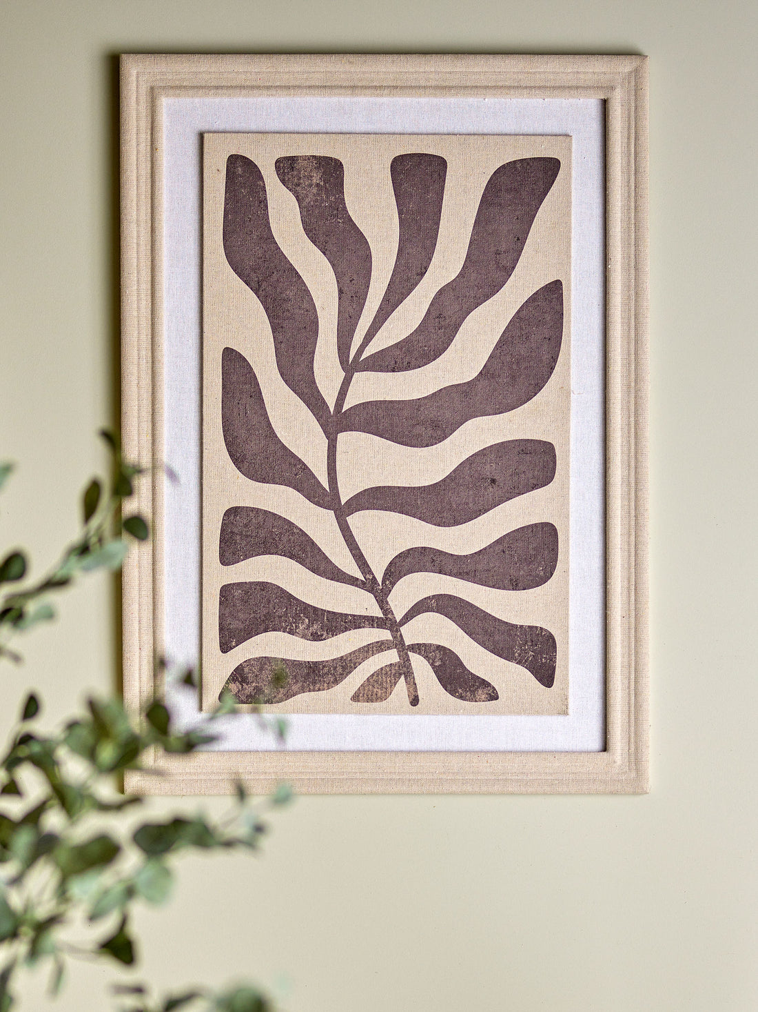 Bloomingville Tiller -seinän sisustus, luonto, puuvilla