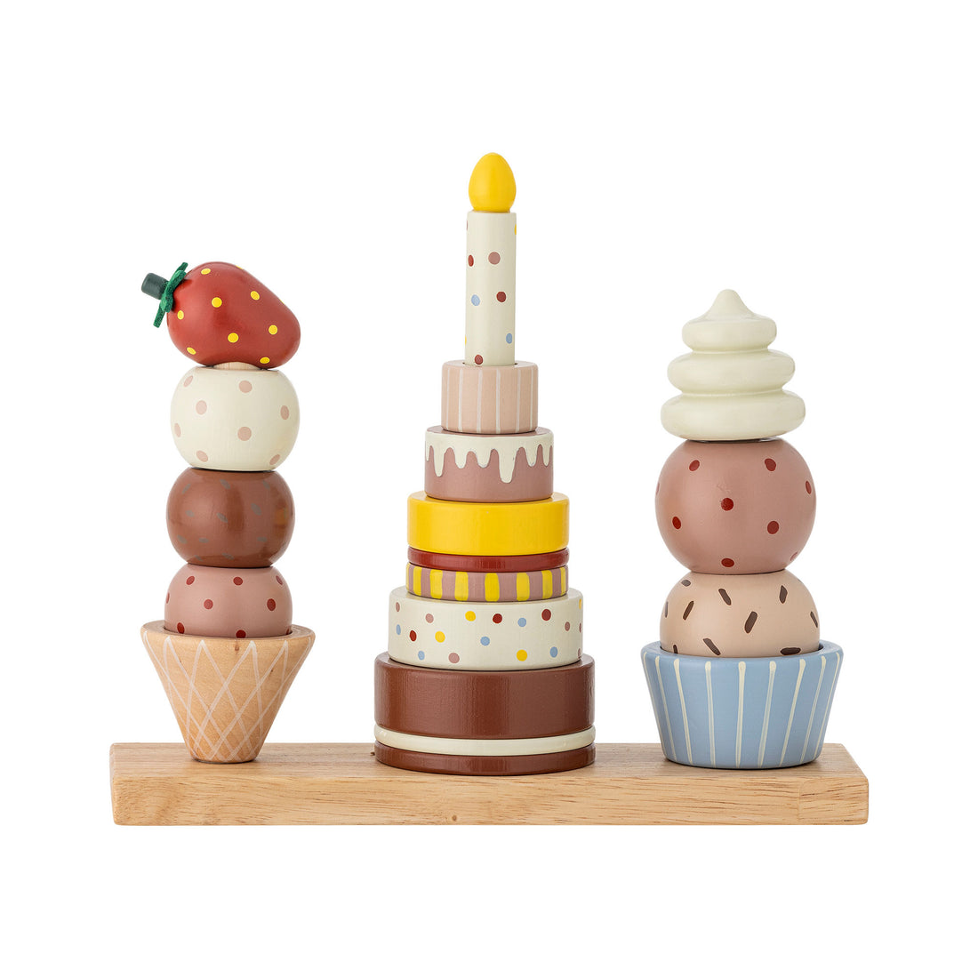 Bloomingville Mini Celebrate Activity Lels, Nature, FSC®100%, Beech