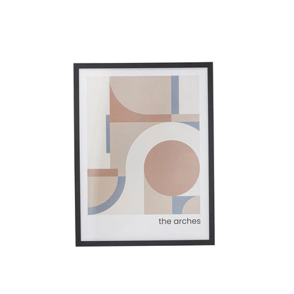 Bloomingville Arches -kuva kehyksellä, mustalla, kaveri