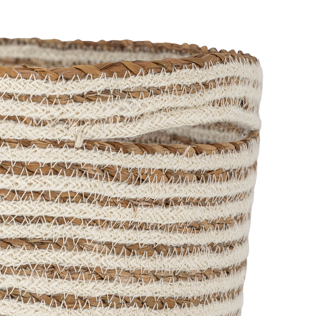 Bloomingville Selena -kori, valkoinen, juutti