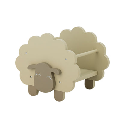 Bloomingville Mini Dolly Bookshelf, Grey, FSC®100%, MDF