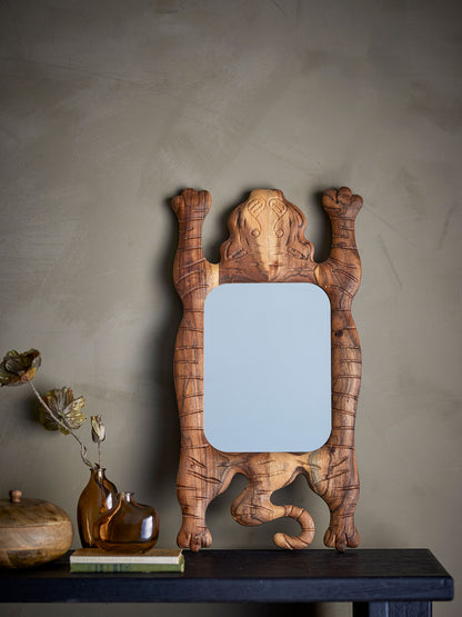 Bloomingville Marga Wall Mirror, Brown, Acacie