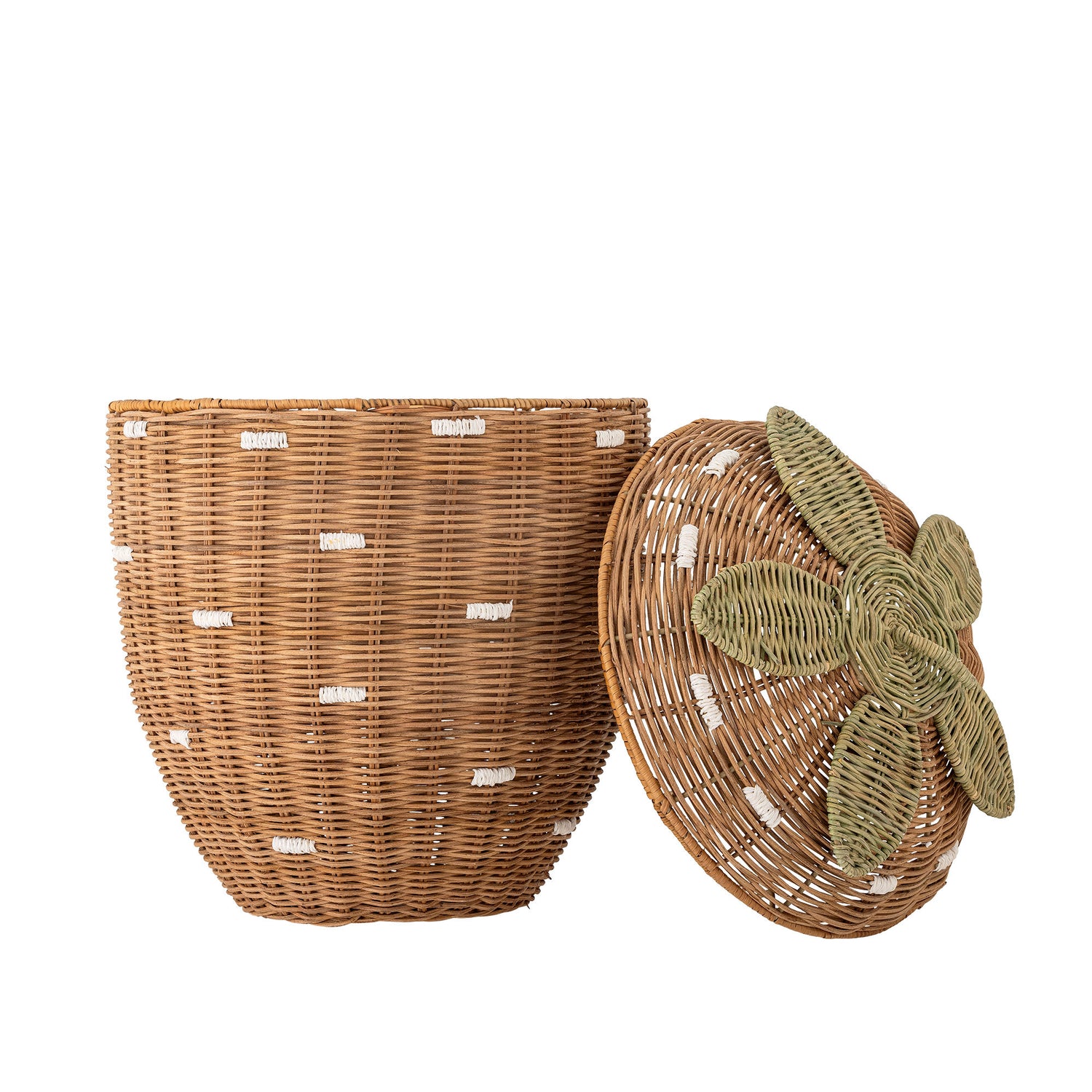 Bloomingville Mini Pelino Basket W/LID, Brown, Rotting