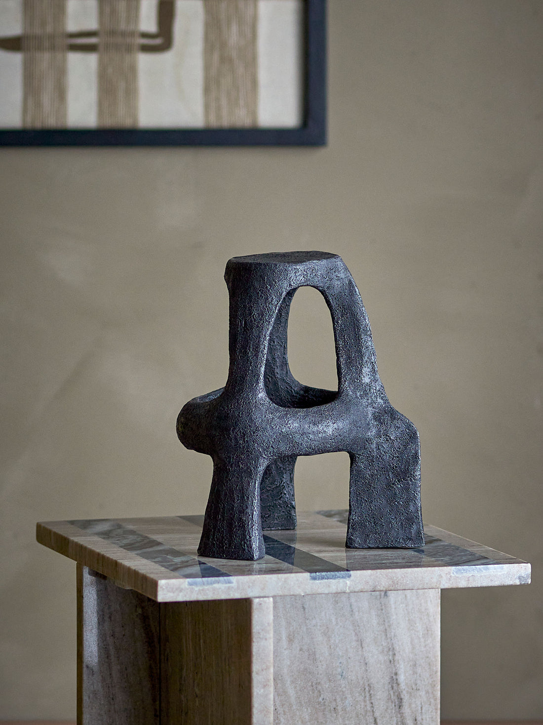 Bloomingville Ombra Deko, musta, polyresiini