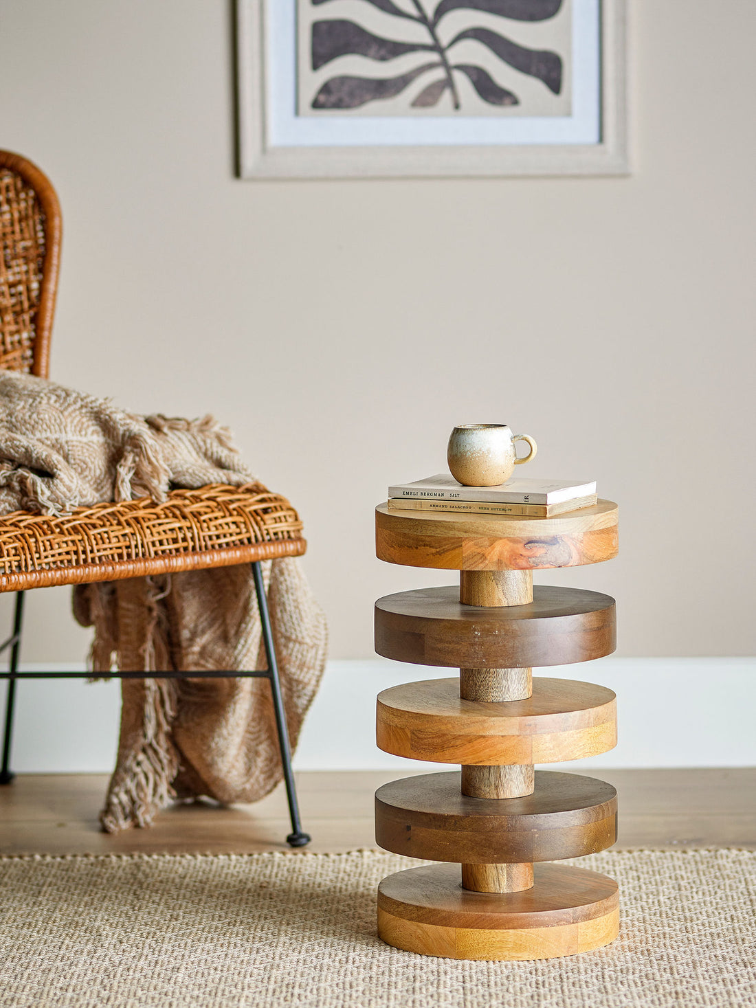 Bloomingville Franka Side Table, Brown, FSC 100%® Mango