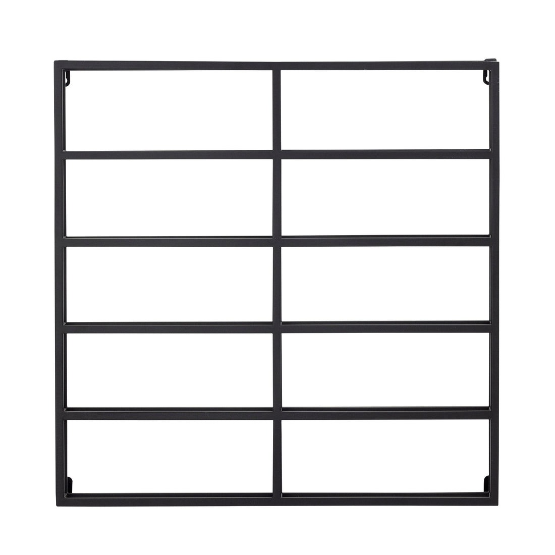 Bloomingville Magne -viiniteline, musta, metalli