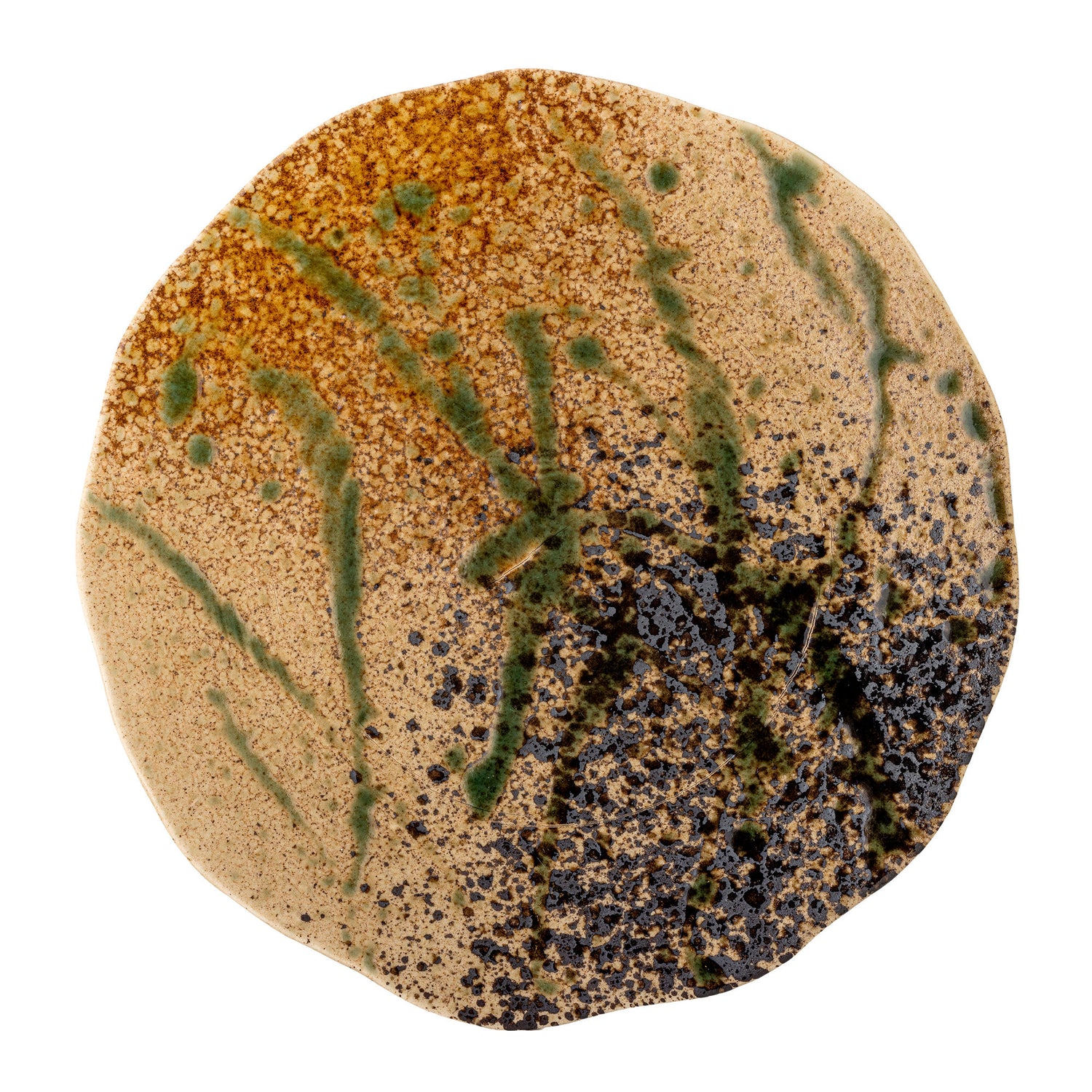 Luova kokoelma Larken Plate, Musta, Stoneward