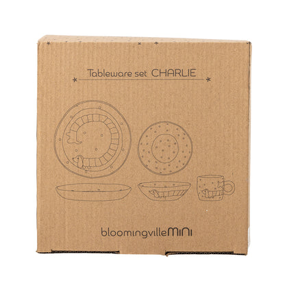 Bloomingville Mini Charlie Stud Set, Sininen, Stoneware