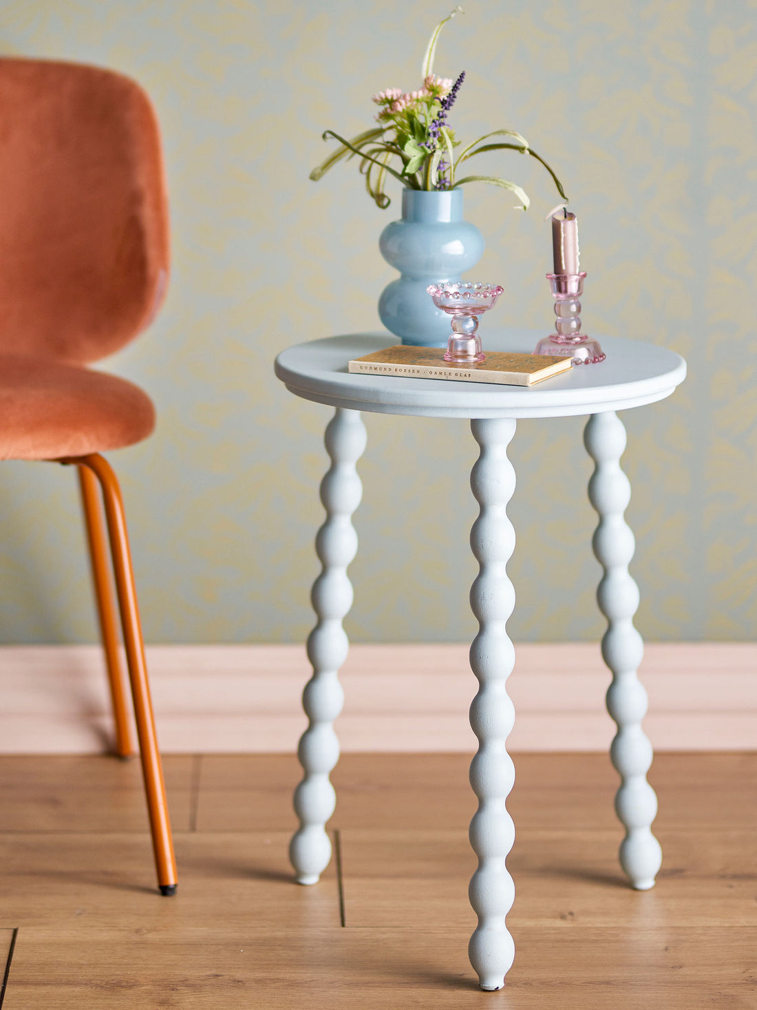 Bloomingville Salinon sivupöytä, sininen, kaveri