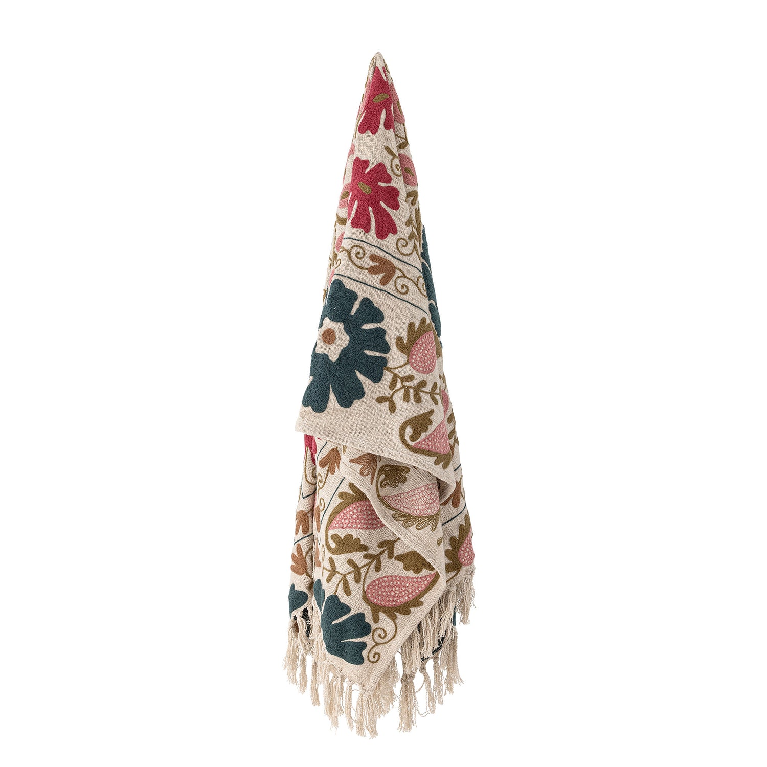 Bloomingville Ceva Plaid, Rosa, puuvilla