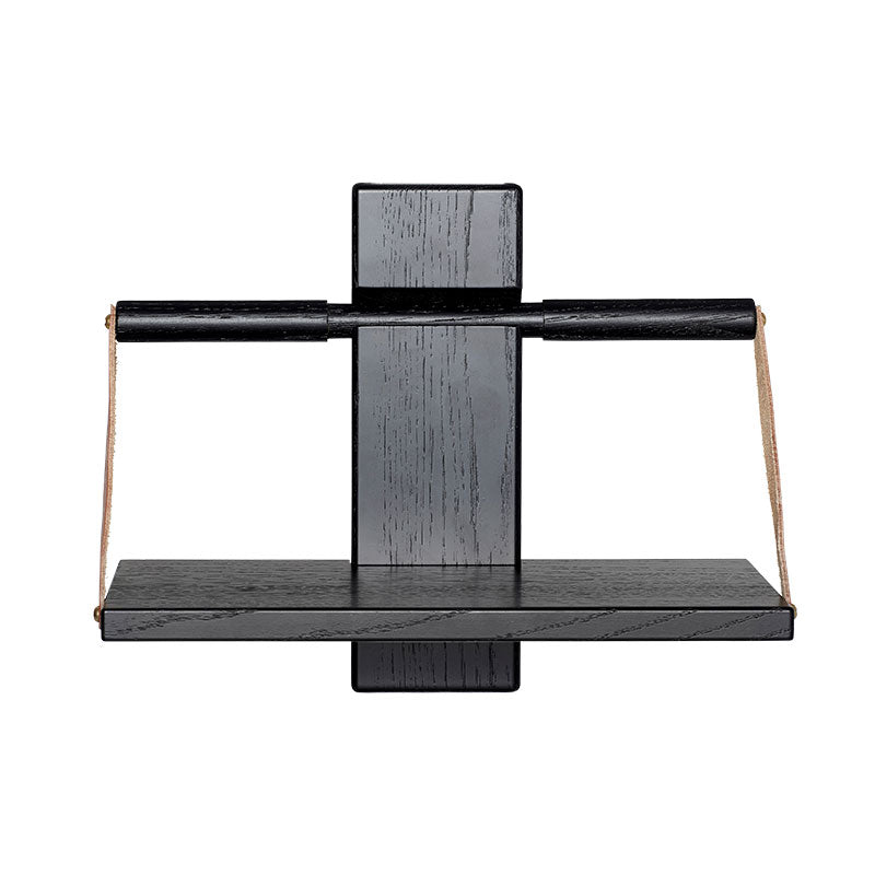 Andersen -huonekalut - hyllypuun seinä - pieni 30x18xh24 cm musta