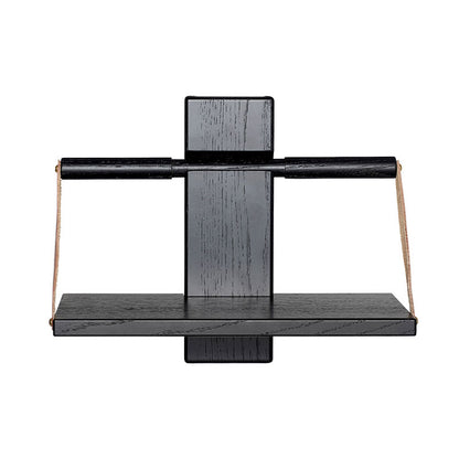 Andersen -huonekalut - hyllypuun seinä - pieni 30x18xh24 cm musta