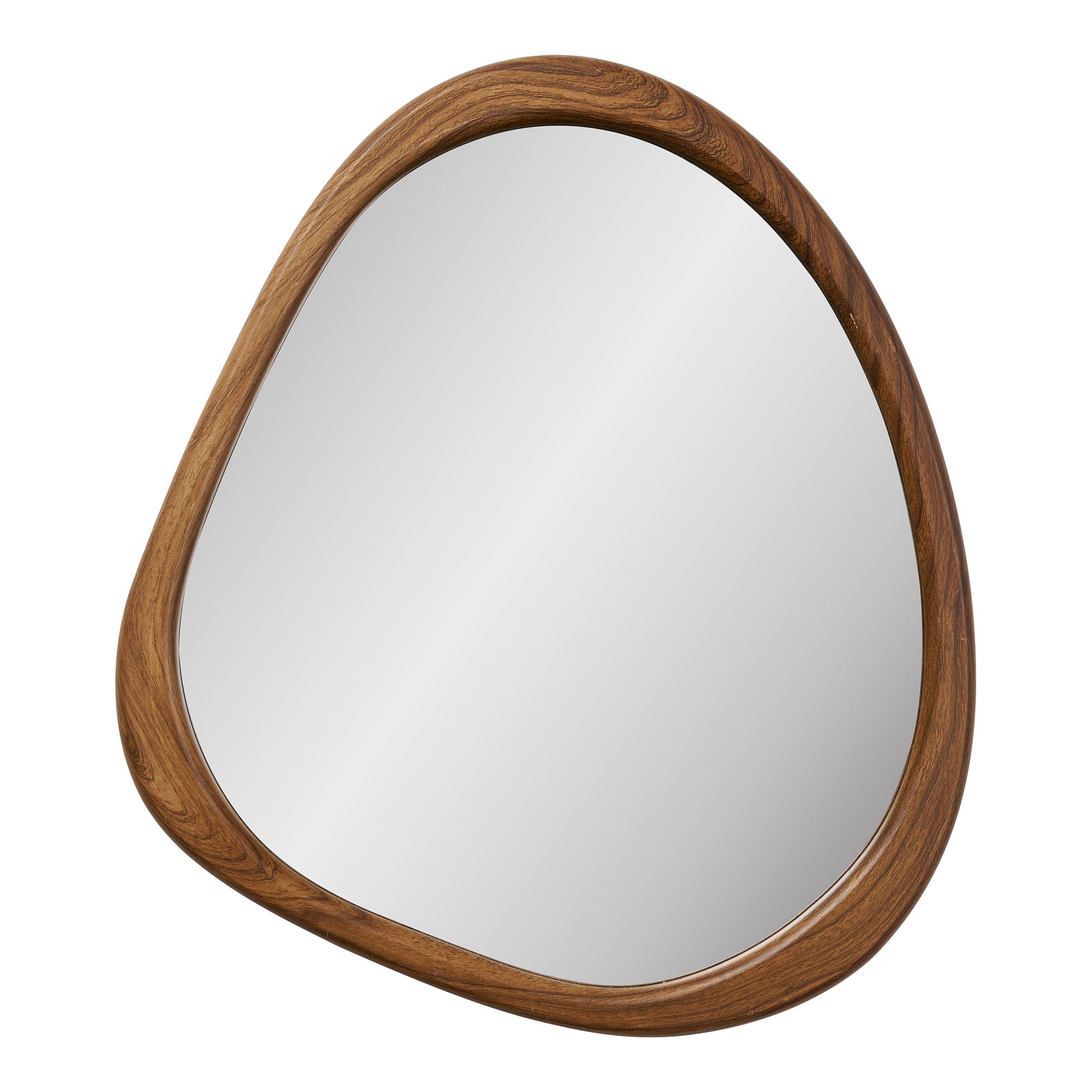 Luxon Mirror - peili, orgaaninen muoto, puun ulkoasu 44x48 cm