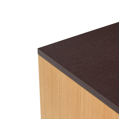 Kaksivärinen senkki - 140x35xh65cm