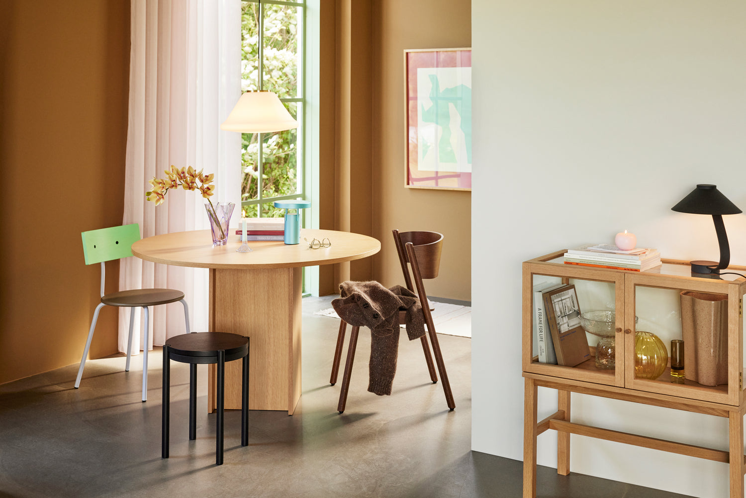 Viistotuoli Ruskea - 55x51xh80cm