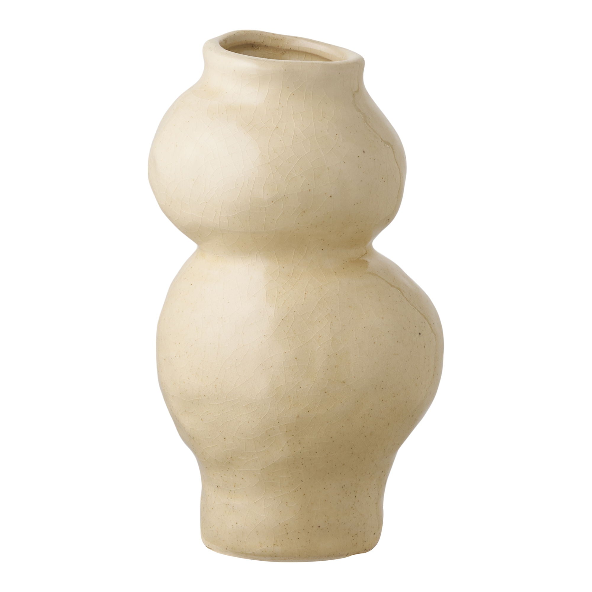 Maljakko - maljakko, keramiikka, beige Ø10.10.5x19,5 cm
