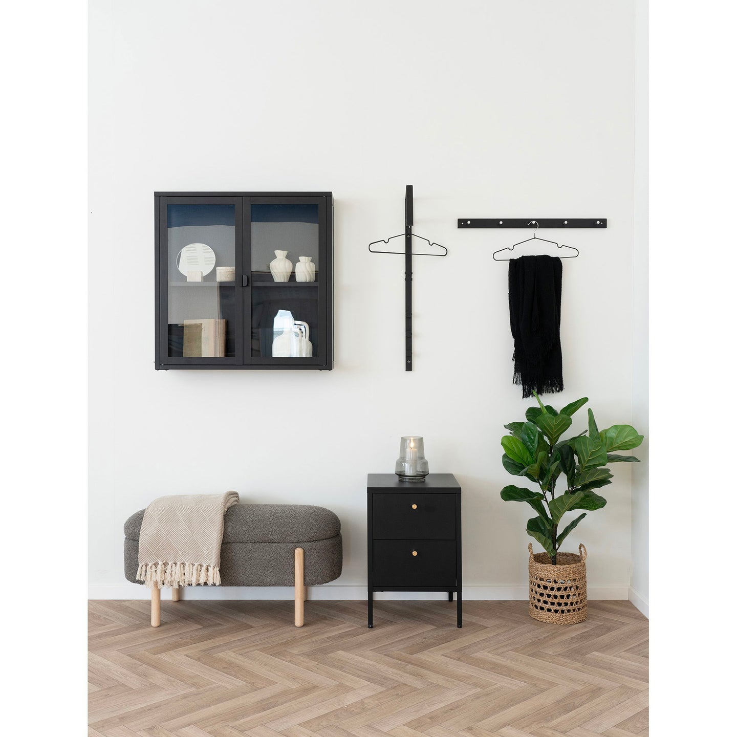 5 kroge i metal 70x5x2 cm