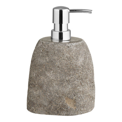 Gara Soap Dispenser - Saippua -annostelija, Riverstone, Nature 11x8x18 cm