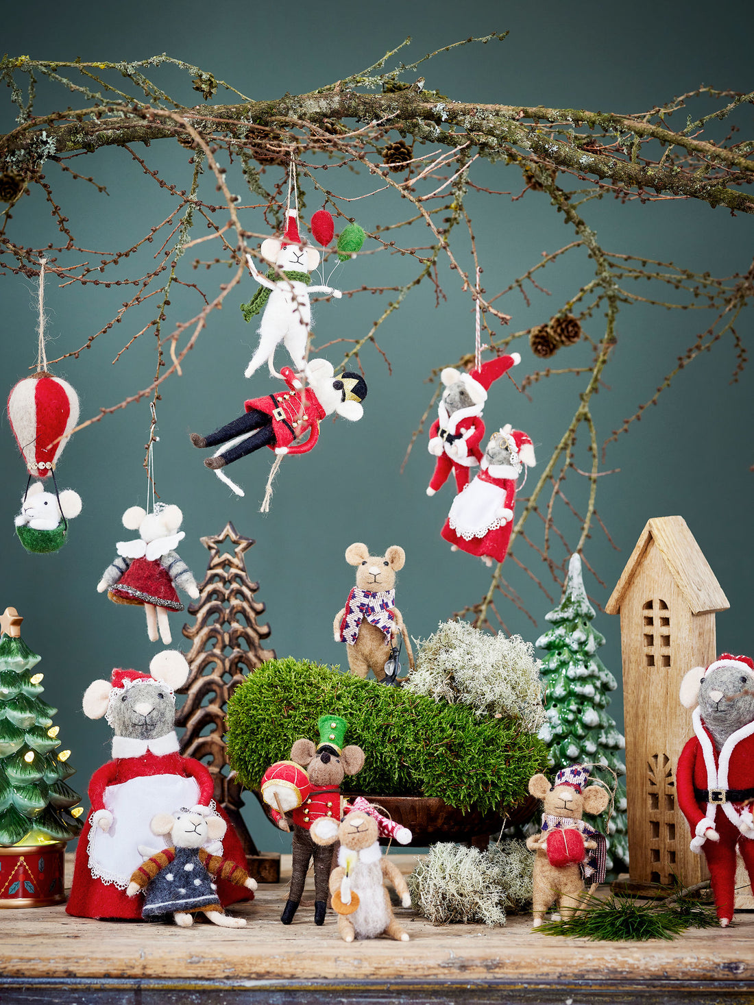 Bloomingville Fannie Deko w/kevyt, vihreä, keramiikka