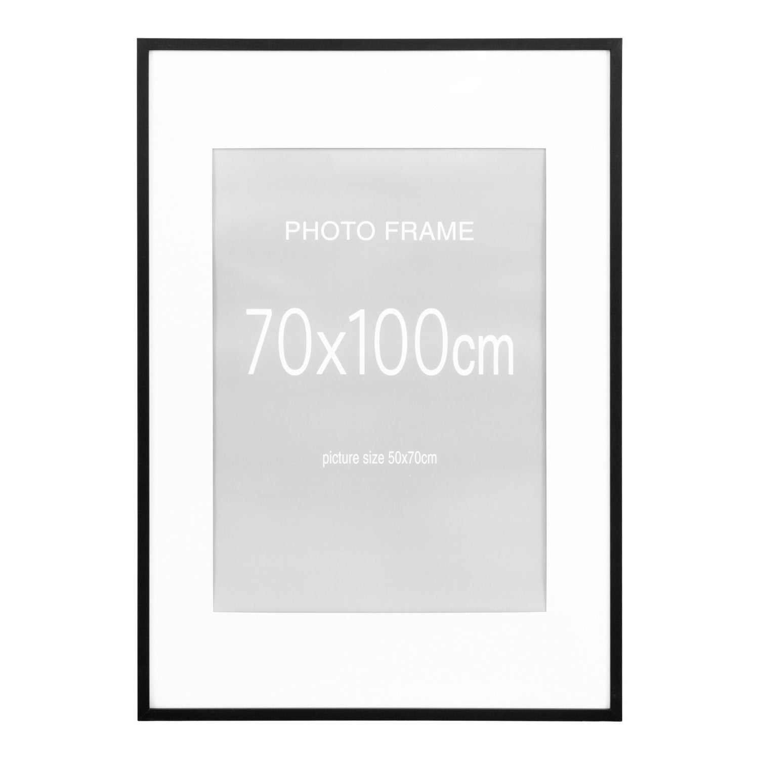 Marbella -kehysnäyttö - kehysnäyttö, 7 kpl. Musta ja 8 kpl. Luonto 70x100 cm