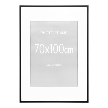 Marbella -kehysnäyttö - kehysnäyttö, 7 kpl. Musta ja 8 kpl. Luonto 70x100 cm
