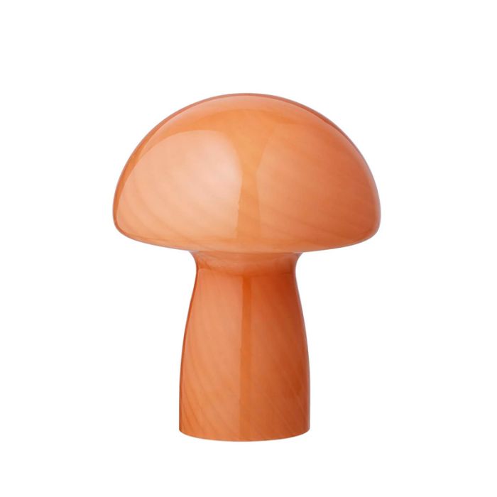 Bahne - sienilamppu - sienipöytävalaisin, oranssi - H23 cm.