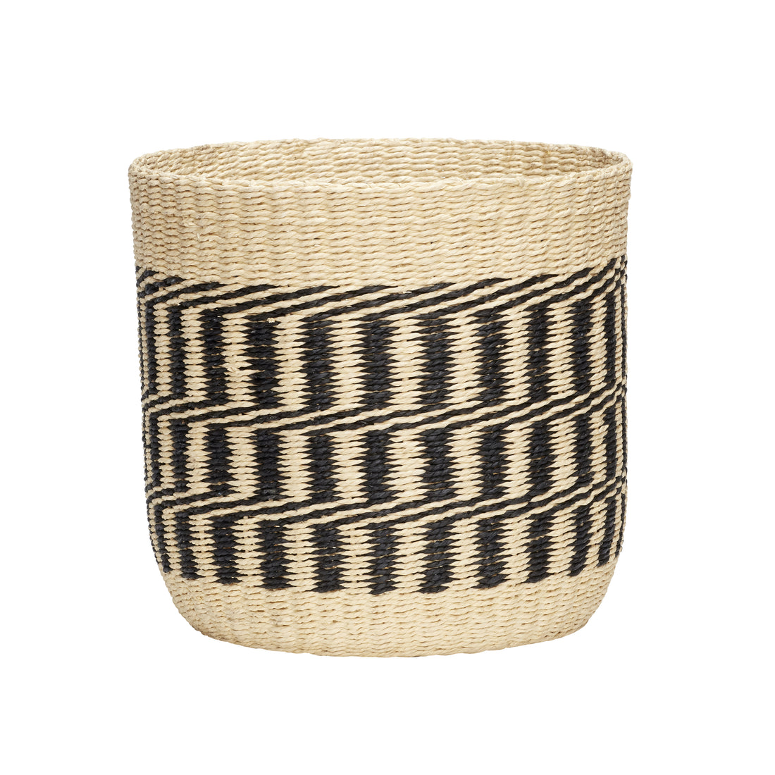 Nykyinen korin luonto/musta - Ø33xh31cm