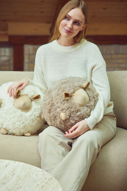 Söpö lampaantyyny| Ø 28 cm