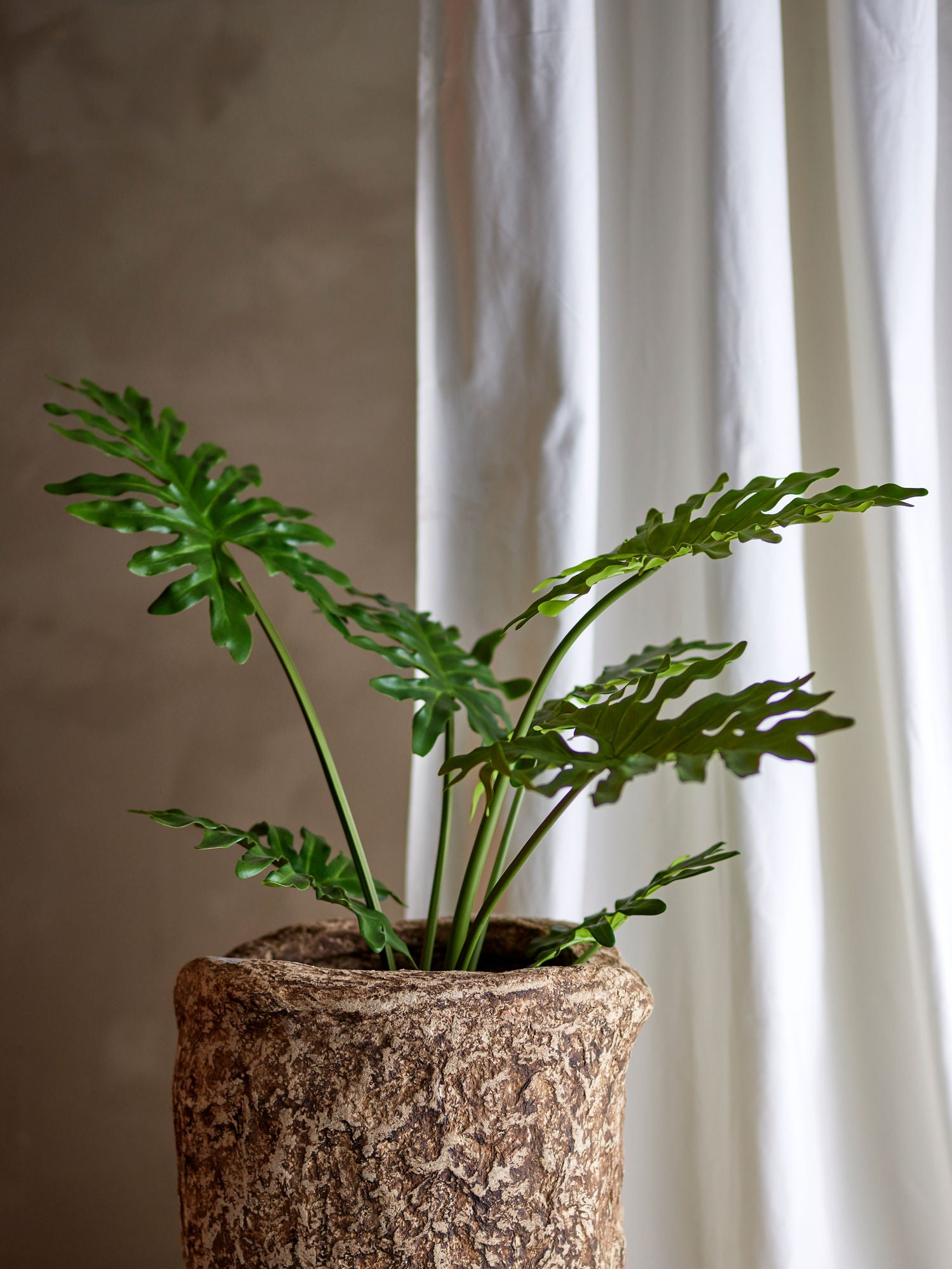 Bloomingville Philodendron Plant, vihreä, keinotekoiset kukat