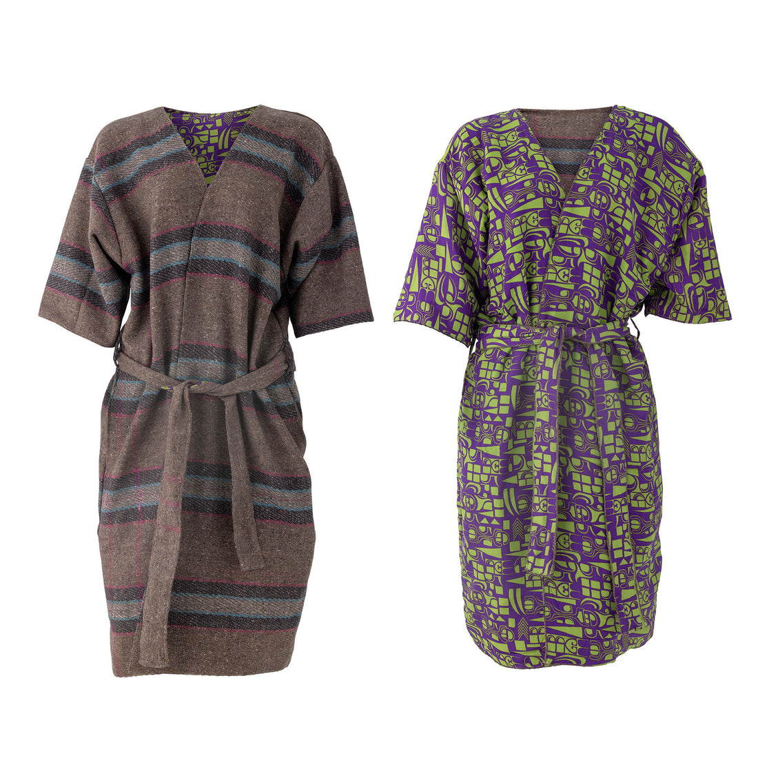 Luova kokoelma Rieti Kimono, harmaa, kierrätetty