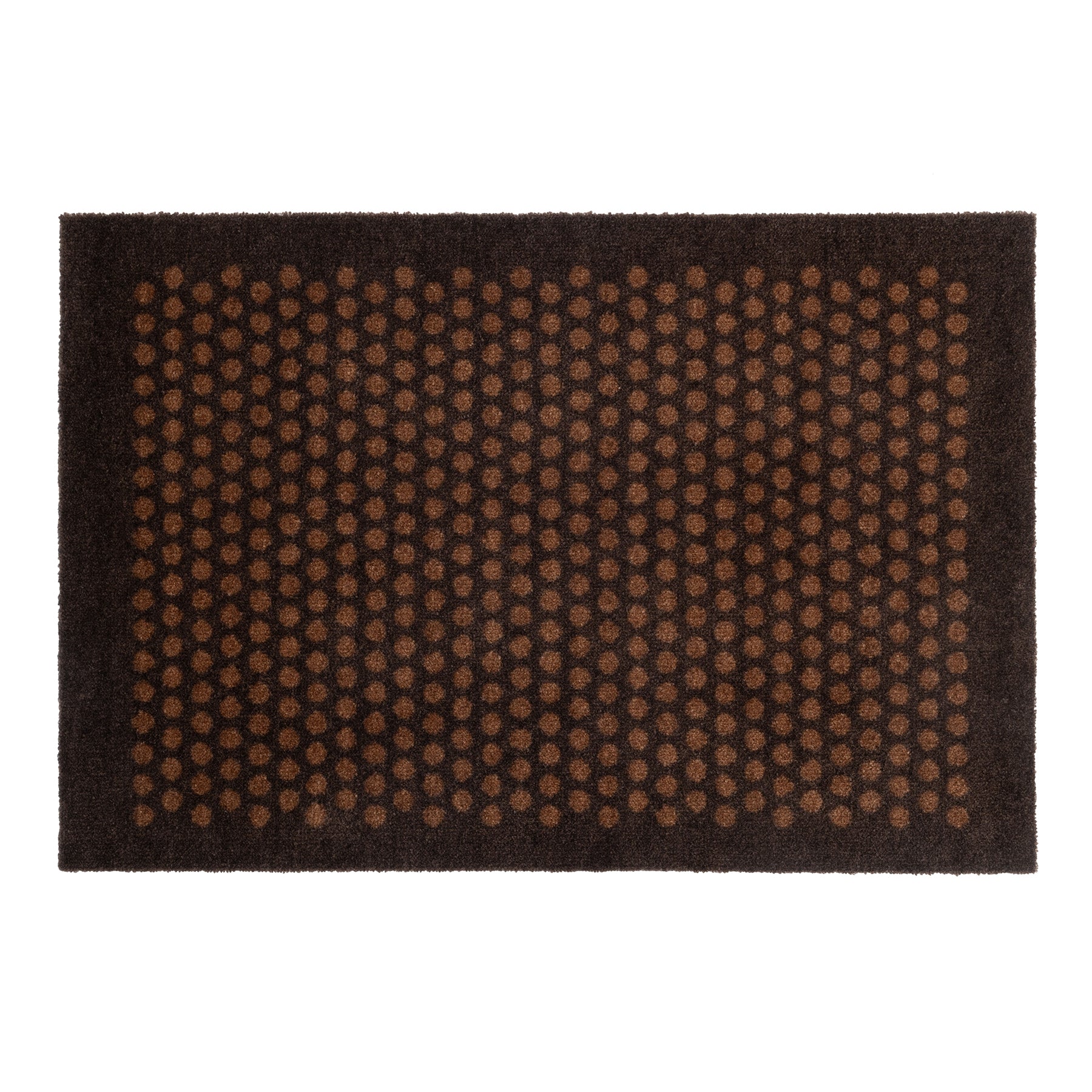 Uutiset - matto/pakollinen 60 x 90 cm - piste/konjakki -dark ruskea