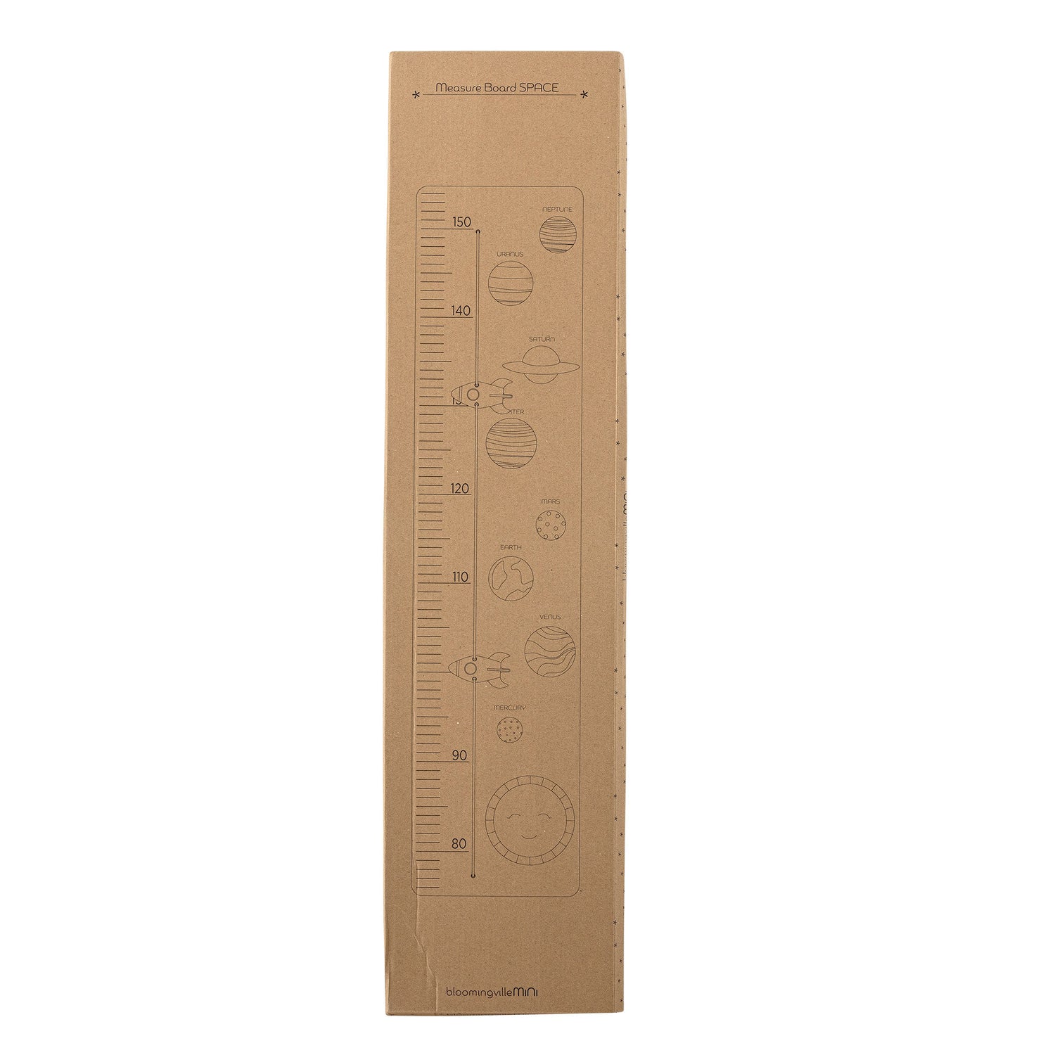 Bloomingville Mini Space -korkeus, harmaa, FSC®100%, MDF