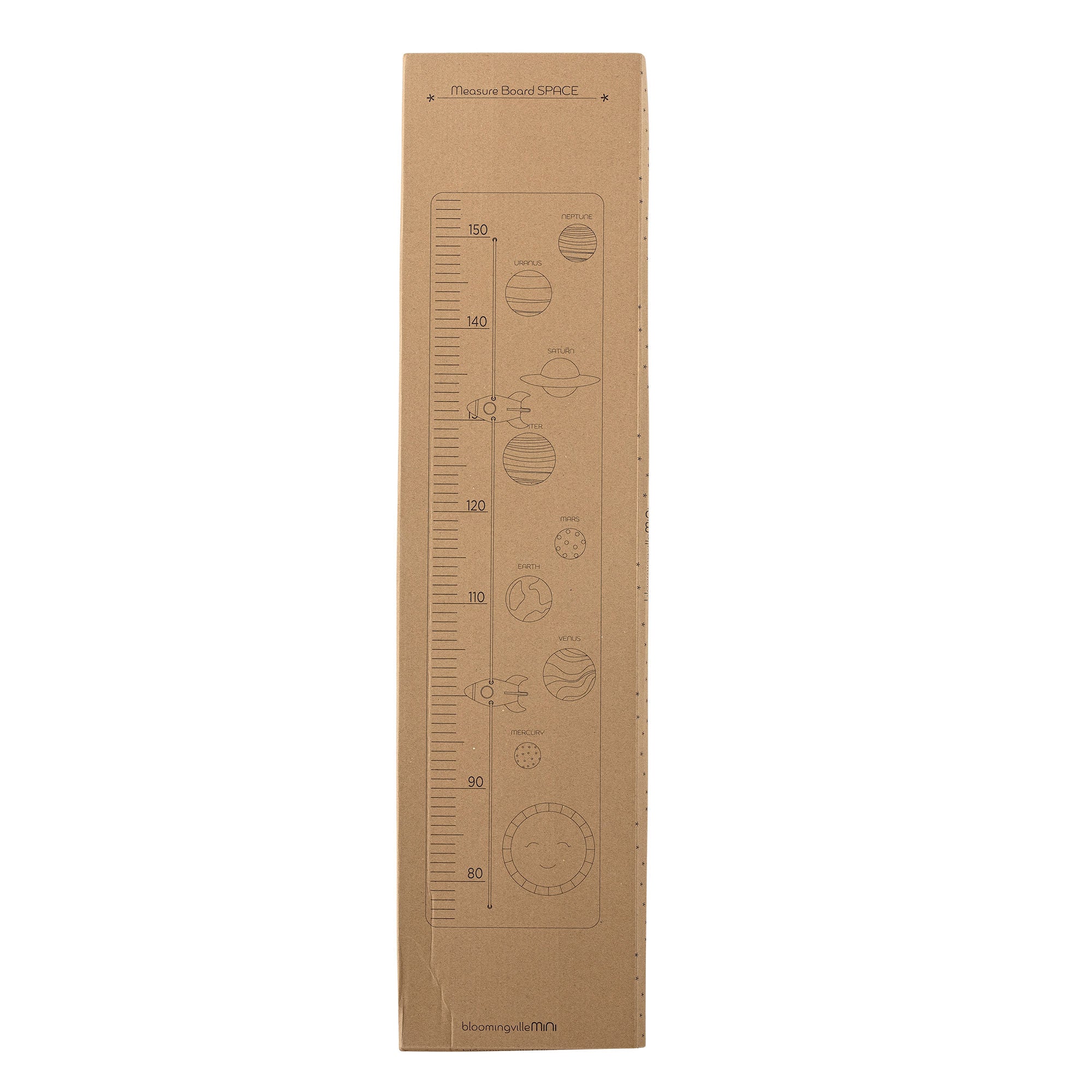 Bloomingville Mini Space -korkeus, harmaa, FSC®100%, MDF