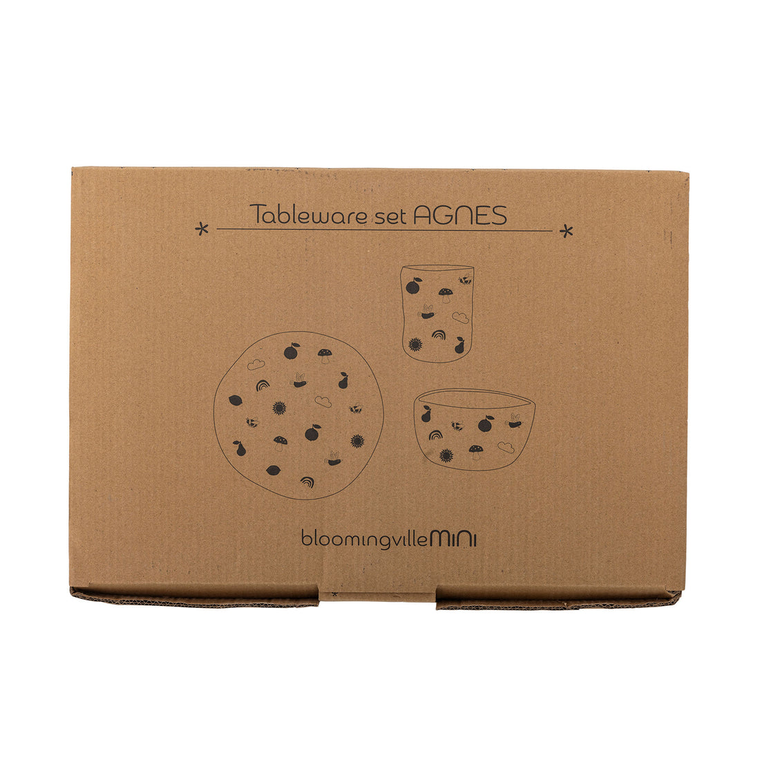 Bloomingville Mini Agnes -runko, valkoinen, kivitavara