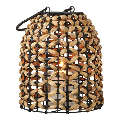 Pinto Lanterns - Lyhmät, PE/Vandhyacinth, Glass, Nature/Musta